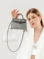 Genuine leather women's kelly bag, lizard pattern Yjk19 lizard pattern