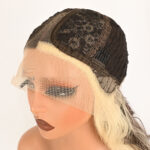 Silk fiber lace wig,Medium-Length Curly Hair D-lw x brown6131 Demo 06