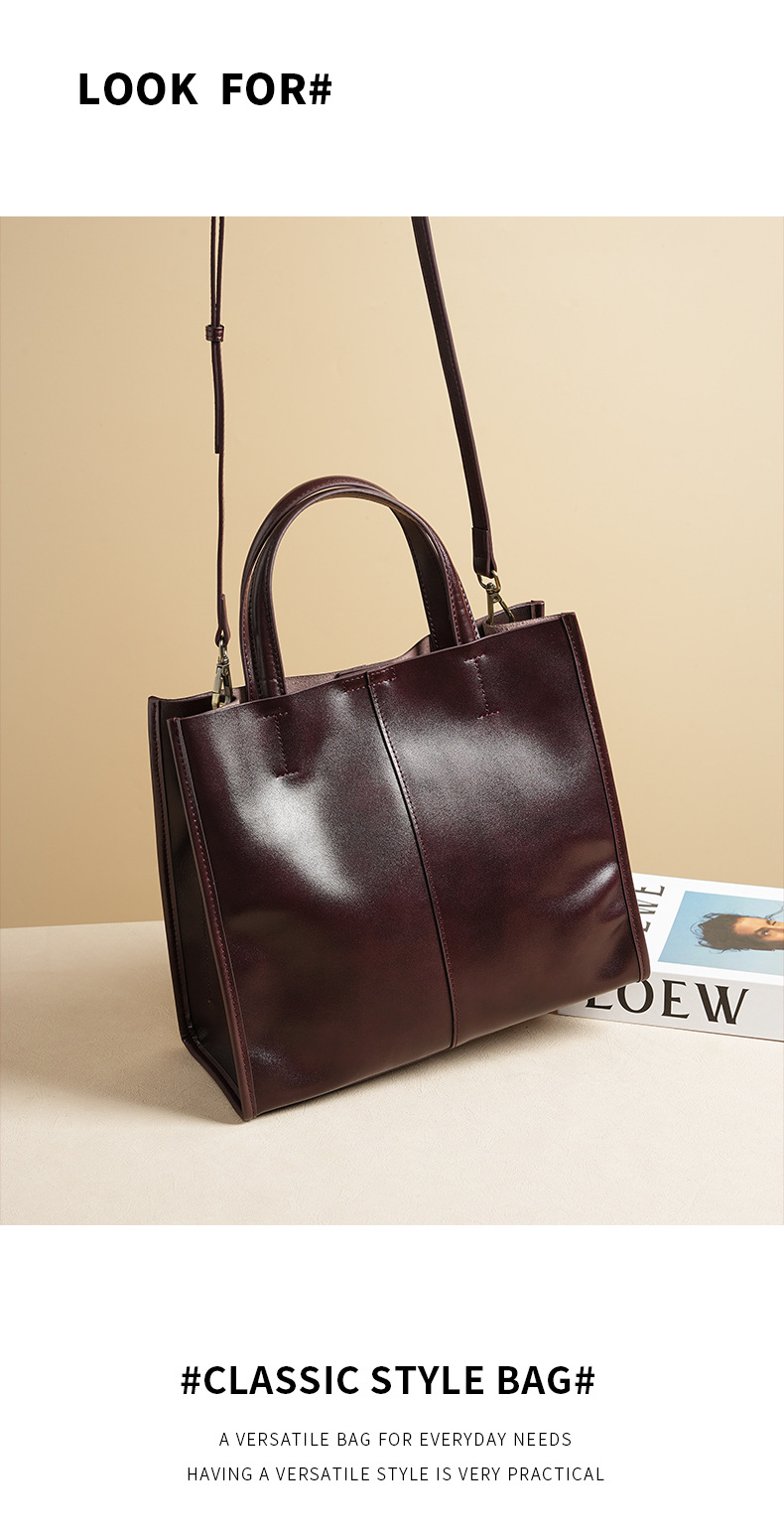 Women's tote Bag, GenuineLeather, High-End Handbag Py0219 # Demo 05