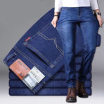 009 blue [elastic quality]]-Men's Jeans, Elastic high-Waisted Slimming jean 003