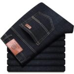 6329 black [high-end elastic style]-Men's Jeans, Elastic high-Waisted Slimming jean 003