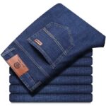 6329 blue [high-end elastic style]-Men's Jeans, Elastic high-Waisted Slimming jean 003