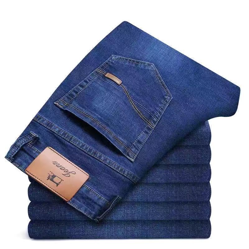 8010 Blue [Normal]]-Men's Jeans, Elastic high-Waisted Slimming jean 003