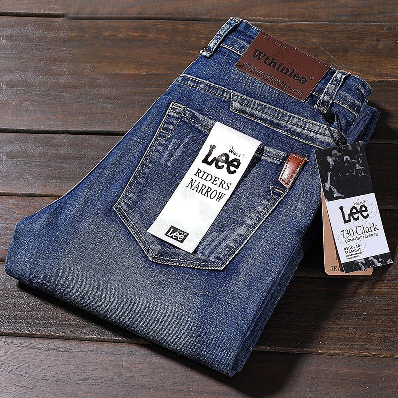 816 blue Men's jean, Men's Straight-Leg Stretch Wthin lee Jeans 816-B