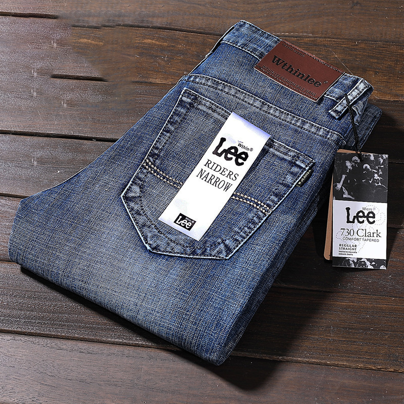 866 blue Men's jean, Men's Straight-Leg Stretch Wthin lee Jeans 816-B