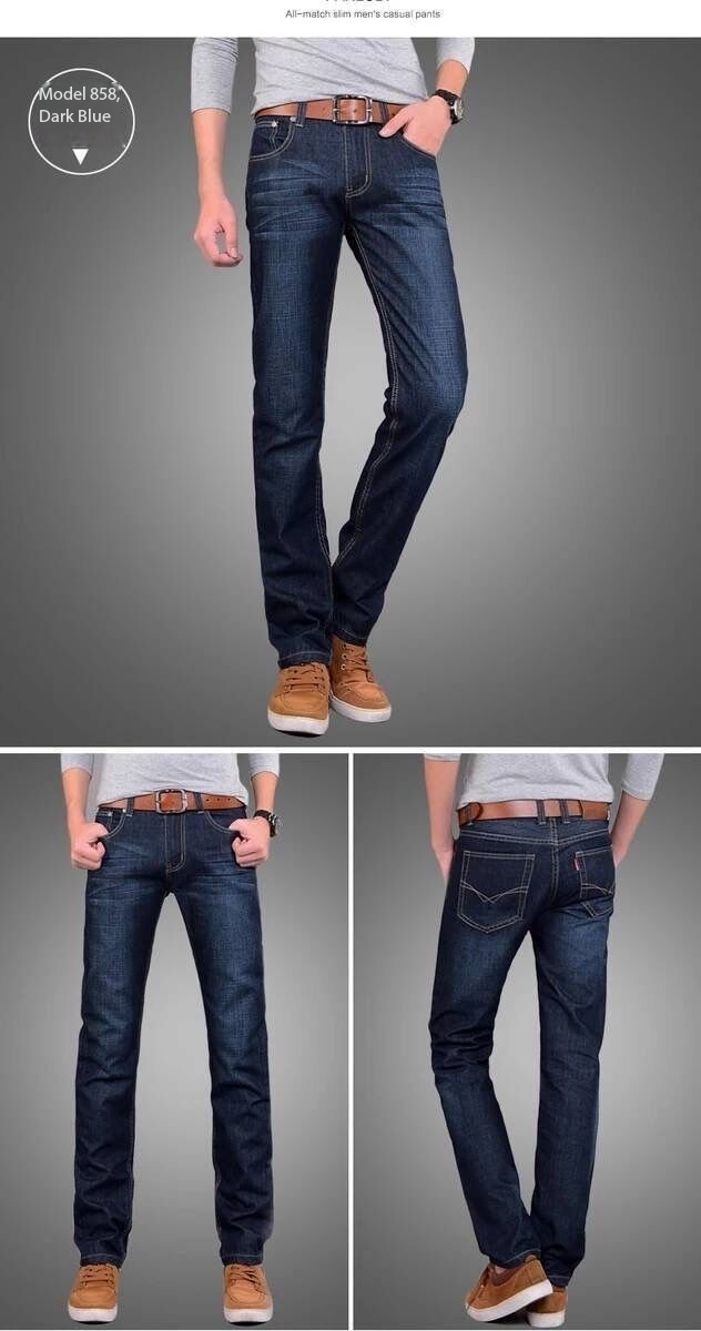 Men's Jeans, Elastic high-Waisted Slimming jean 003 Demo 0011