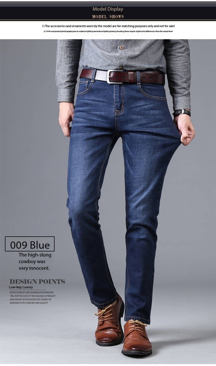 Men's Jeans, Elastic high-Waisted Slimming jean 003 Demo 006