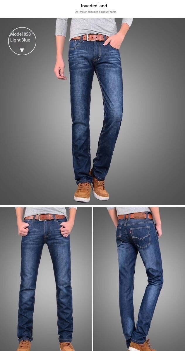 Men's Jeans, Elastic high-Waisted Slimming jean 003 Demo 009