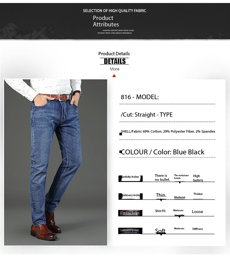 Men's jean, Men's Straight-Leg Stretch Wthin lee Jeans 816-B dEMO 05