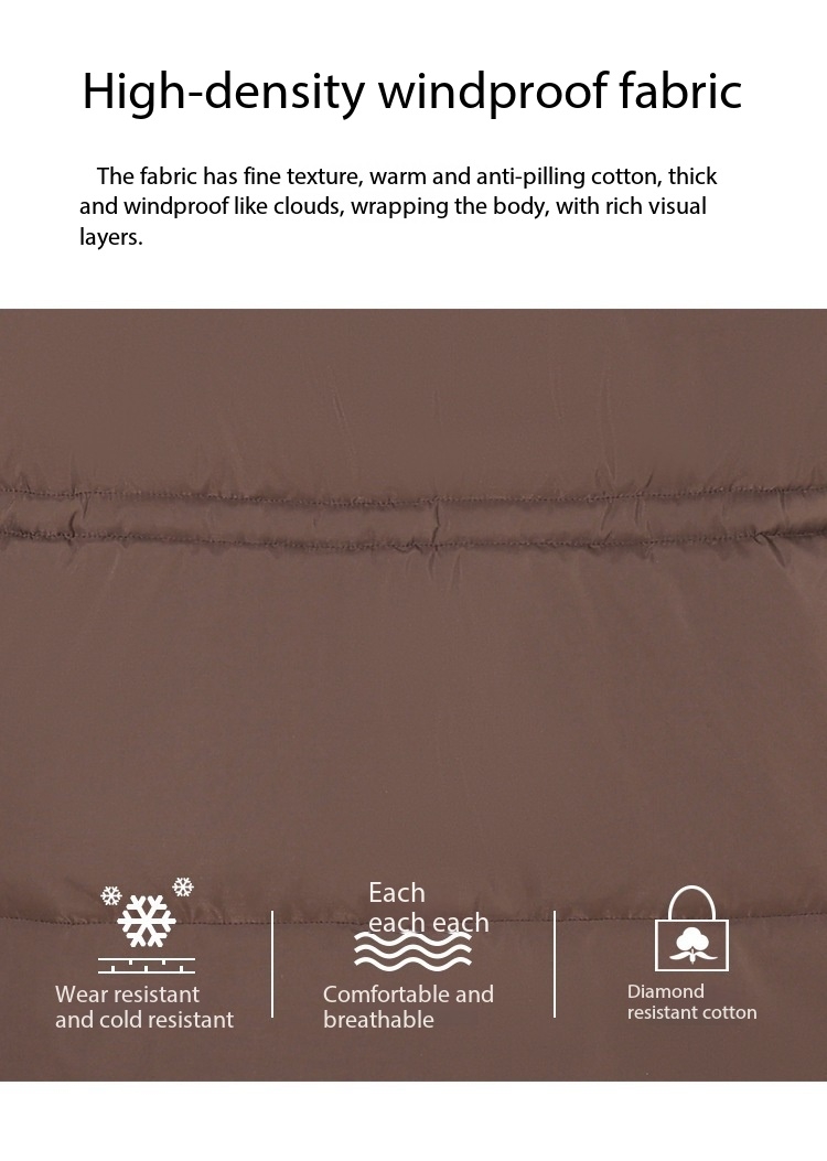 Hooded Women's coat, Mid-Length Outwear Winter Dpk10 Demo 008