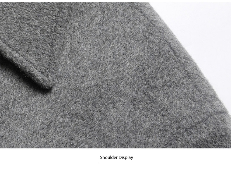 Men's Cashmere Coat, Double-Sided, Woolen Coat 9105 Demo 005