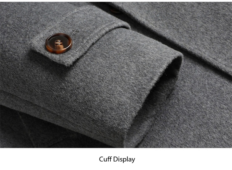 Men's Cashmere Coat, Double-Sided, Woolen Coat 9105 Demo 006